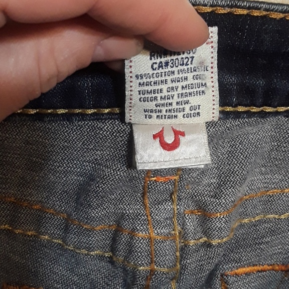 Womens True Religion "Kate" capris, size 26 - Picture 6 of 8